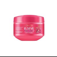 มาสก์สำหรับปัญหาผมชี้ฟู ไม่พลิ้วสวย LOreal Paris Elseve Keratin Smooth 1 Minutes Perfecting Mask 200ml