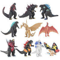 202110PCsset GojiraS GodzillaS 3-6cm PVC Model Collectible Action Figure Monster Monster Collectible Toy Children Gift