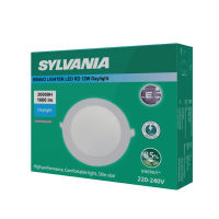 [สินค้าใหม่ ] SYLVANIA  ดาวน์ไลท์ฝังฝ้า BRAVO LIGHTER LED RD 12W  มีให้เลือก 2 แสง (แสงเดย์ไลท์ / แสงวอร์มไวท์)