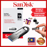 USB ไหวพริบ SanDisk Ultra 3.0 SDCZ73แฟลชไดร์ฟ- (16GB/32GB/64GB/128GB)(สูงสุด R: 150เมกะไบต์/วินาที)