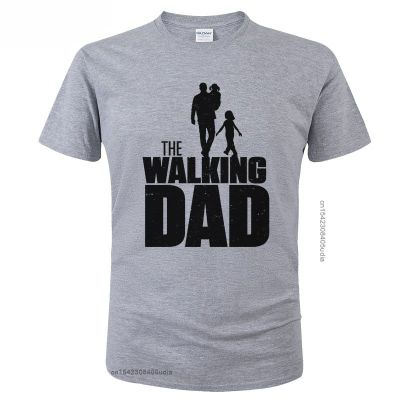 เสื้อยืดผู้ชาย Omnitee The Walking Dad ใหม่