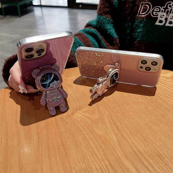 เคสกากเพชร-oppo-อวกาศ-a98เคส-oppoa98รูปหมี5g-oppo-เคสใสดาวท้องฟ้าแบบใหม่-a98-5g