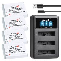 ZZOOI 4Pc NB-6L NB 6L NB-6LH 6LH Battery 6 LH Bateria + Dual USB Charger For Canon IXUS 310 SX240 SX275 SX280 SX510 SX500 HS SX500HS