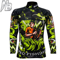 เสื้อตกปลา,ปั่นจักรยาน MD Green Pro Fishing (สินค้าพร้อมจัดส่ง) ป้องกันแสง UV เนื้อผ้าผิวสัมผัสนุ่มนิ่ม,ใส่แล้วรู้สึกเย็นสบาย,ระบายอากาศดี