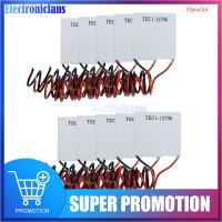 10pcs/lot TEC1-12706 เทอร์โมอิเล็กทริกคูลเลอร์ Peltier 12706 6A TEC1-12706 40 * 40MM 12V Semiconductor Refrigeration Peltier Module