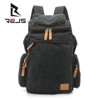 REJS Canvas Backpack for men Vintage Laptop Backpacks uni Camping Travel Bag Large Capacity Military Outdoor Sport Back Pack