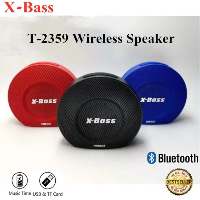 T2359 Super Bass Wireless Bluetooth Speaker XBass Super Stereo