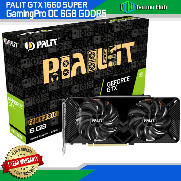 PALIT GTX1660 SUPER GAMING PRO 6GB GDDR6 192 BIT NE6166S018J9