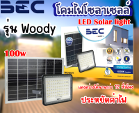 โคมไฟโซล่าเซลล์ LED รุ่น Woody 100 watt พลังงานแสงอาทิตย์ แทนพลังงานไฟฟ้า