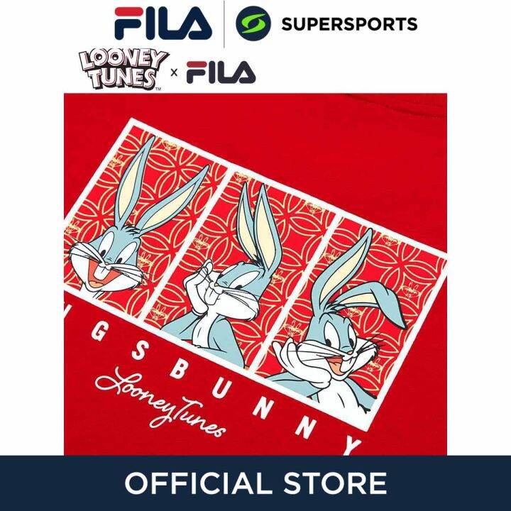 fila-x-looney-tunes-bugs-bunny-เสื้อยืดผู้ใหญ่