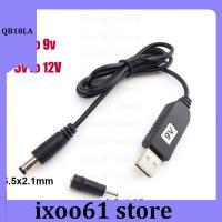 ixoo61 store USB 5V to DC 5V 9V 12V 3.5mm Power Boost Line Step UP Module USB Connector Converter Power Adapter Cable 2.1x5.5mm