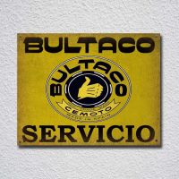 Zhongqingshop Bultaco Servicio Muestra Del ดีบุกเข้าสู่ระบบโลหะโปสเตอร์โลหะตกแต่งโลหะจิตรกรรมฝาผนังผ้าใบผนังเข้าสู่ระบบตกแต่งผนัง