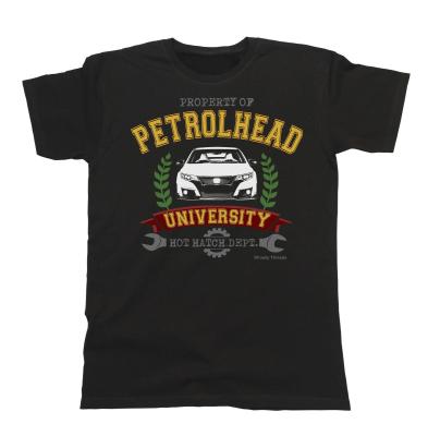 Cool Tshirt Mens Car Tshirt Property Of Petrolhead University Hot Hatch Dept Civic Type R Funny Tee Shirt
