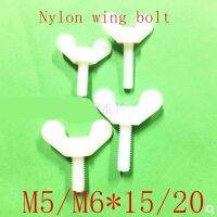 ✵ 10pcsm5 m6x15/20 nylon wing screw bolt