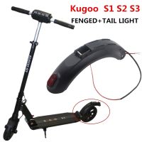 Electric Scooter Rear Light Mudguard Guard Wing Tail Lamp for Kugoo S1 S2 S3 Outdoor Scooter Skateboard Parts Accessories