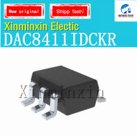 10 DAC8411IDCKR DAC8411 SC70-6ชิป IC ใหม่ Originals