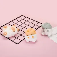 ของเล่นต่อต้านความเครียดบีบน่ารักของเล่นยืดได้แมว Kawaii ของเล่น ความเครียด Cat Squishy Relief E1G0