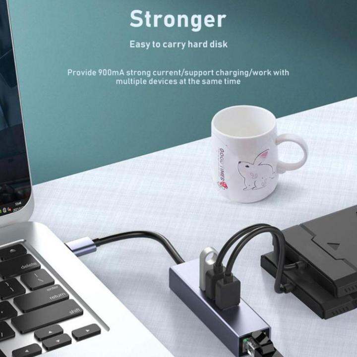 usb-port-expander-usb-3-0-type-c-to-rj45-adapter-durable-usb-hub-ultra-slim-portable-data-hub-applicable-for-laptop-pc-flash-drive-mobile-hdd-and-more-workable