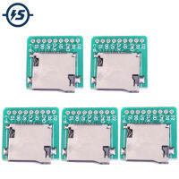 5Pcs TF Card Micro SD Card Adapter Board การ์ดหน่วยความจำ2X2Cm 2Cm Mini Interface Data Record Storage Module