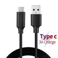 สาย Usb Type-C 3.1สายข้อมูล5v3a โทรศัพท์ Pd Type C สูงถึง60W สายชาร์จมือถือสีดำเร็ว0.5M 0.3M