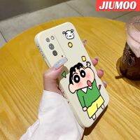 JIUMOO เคสเคสสำหรับ Honor X10 Honor X10 Pro,เคสแฟชั่นเคสขอบสี่เหลี่ยมนิ่มบางเคสมือถือนิ่มลายเครยอนชินจังเคสป้องกันการกระแทก