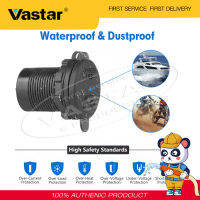 Vastar QC 3.0อุปกรณ์ชาร์จยูเอสบีีสำหรับรถจักรยานยนต์ซ็อกเก็ตโวลต์มิเตอร์ดิจิตอลที่ชาร์จเร็ว USB Charger Socket กับสวิทช์ ON-OFF สำหรับรถ Marine ATV รถจักรยานยนต์