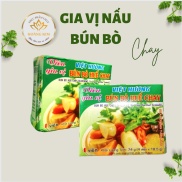 74Gr Gia Vị Bún Bò Huế Chay Hộp Gồm 4 Viên, Thực Phẩm Chay, Gia Vị Chay Cô