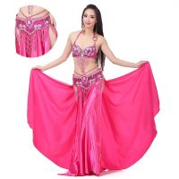 【YD】 New Belly Costume S/M/L 3pcs Bra belt skirt Dancing Set Bellydance Wear