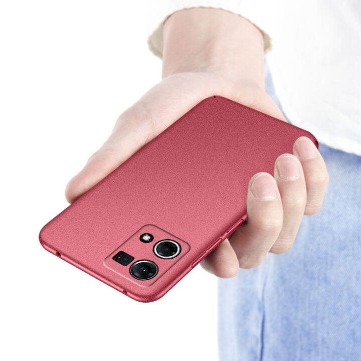 oppo-reno7-4g-ปลอกหินทรายกันลื่นเคสกันกระแทก-slim-soft-matte-silicon-cover