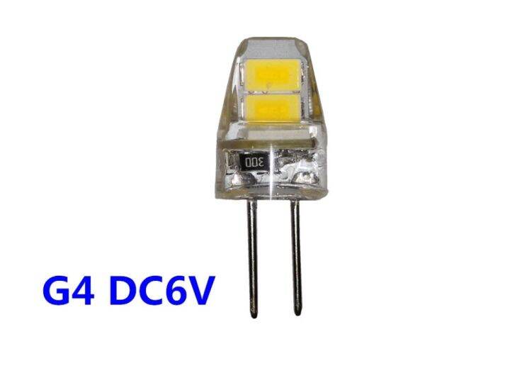 3ชิ้น-dc6v-led-g4หลอดไฟซิลิโคน-g4-6v-หลอดไฟกล้องจุลทรรศน์แอลอีดี5730-6smd-มินิ