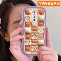 YIWESAN เคสสำหรับ Xiaomi POCO X2 POCO F2เรดมี่เคส K30ลายการ์ตูน3D หมีแบบดั้งเดิมขอบเป็นลอนเคสโทรศัพท์แบบใสป้องกันเลนส์กล้องกันกระแทกกรอบซิลิโคนเคสนิ่มโปร่งใสหลากสี