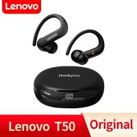Lenovo T50 TWS Earphones Bluetooth 5.3 Sports Wireless Headphones HiFi headset Noise Reduction Waterproof Earbuds With Mic Over The Ear Headphones