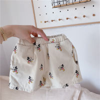 Mouse Children Clothing Summer New Kids Toddler Korean Mickey Washed Cotton Childrens Shorts For Girls Boys Pants