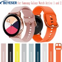 fgjdfgrh 20mm silicone watchbands for Samsung Galaxy Watch Active 2 40 44mm smart sport strap for Samsung galaxy watch 42mm watch strap