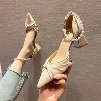 【cw】 New Little Fragrant Heels 2023 Fashion Pointed Shoes