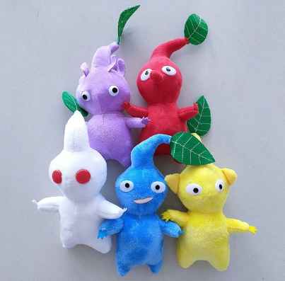 5ชิ้นเซ็ต-pikmin-ยัดของเล่นตุ๊กตาดอกไม้หน่อใบตุ๊กตาตุ๊กตาการ์ตูนตุ๊กตาสำหรับเด็กของเล่นชายหญิงของขวัญวันเกิด