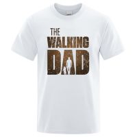 1 Negan The Walking Dad เสื้อยืดผู้ชายตลกๆพิมพ์ลาย2023เสื้อยืดฮิปฮอปคุณภาพสูงแบรนด์เสื้อแขนสั้นฮาราจูกุ