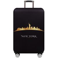 New York York,ฝาครอบป้องกันกระเป๋าเดินทางหนา18-32นิ้วที่คลุมกระเป๋าเดินทางกระเป๋าเดินทางล้อเลื่อนยืดหยุ่น271กระเป๋าเดินทาง