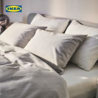 IKEA IKEA NATTSVARMARE Quilt Cover Pillowcase Combination Modern Simple Bedding