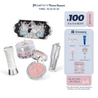 FlowerKnows Swan Ballet Series gift set include Shine Lipstick Eyeshadow Palette Liquid Eyeshadow