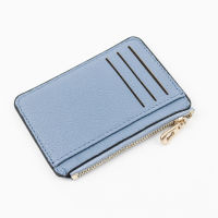 Zipper Business Card Case Mini Cards Holder Men Wallet Slim Card Holder Unisex Wallet PU Leather Wallet