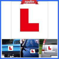 NPDTN แข็งแกร่งขึ้น Ism Ic L Plates ตกแต่งป้ายที่ถอดออกได้สติกเกอร์รถหนาขึ้นสำหรับคนขับผู้เรียน