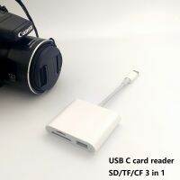 3 In 1 USB-C To USB Camera Memory Card Reader Adapter For Ipad Pro Macbook Pro/Air Imac M1 XPS13/15