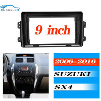 Honxun มาสก์หน้าจอแอนดรอยด์ หน้ากากวิทยุ SUZUKI SX4 2006-2016 กรอบวิทยุ 2din ปกวิทยุ ใช้สำหรับจอเครื่องเสียงรถยนต์ขนาด 9 นิ้ว