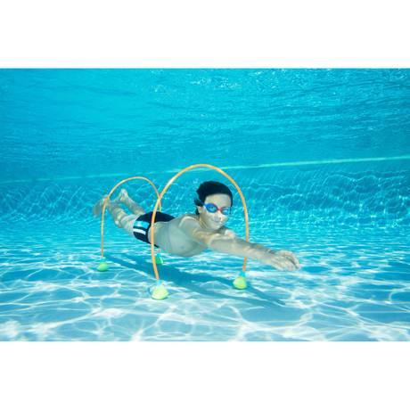 ของเล่นในสระว่ายน้ำ-ซุ้มโค้ง-ห่วงลอด-อุโมงค์ใต้น้ำ-ฝึกการดำน้ำสำหรับเด็กหัดว่ายน้ำ-ฝึกเรียนรู้ทักษะการอยู่ใต้น้ำให้นานขึ้น-เกมส์ในสระว่ายน้ำ-สำหรับวันหยุด