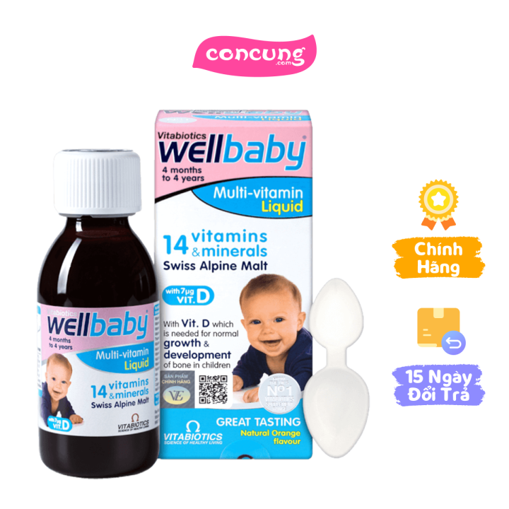 WELLBABY MULTIVITAMIN LIQUID Lazada.vn