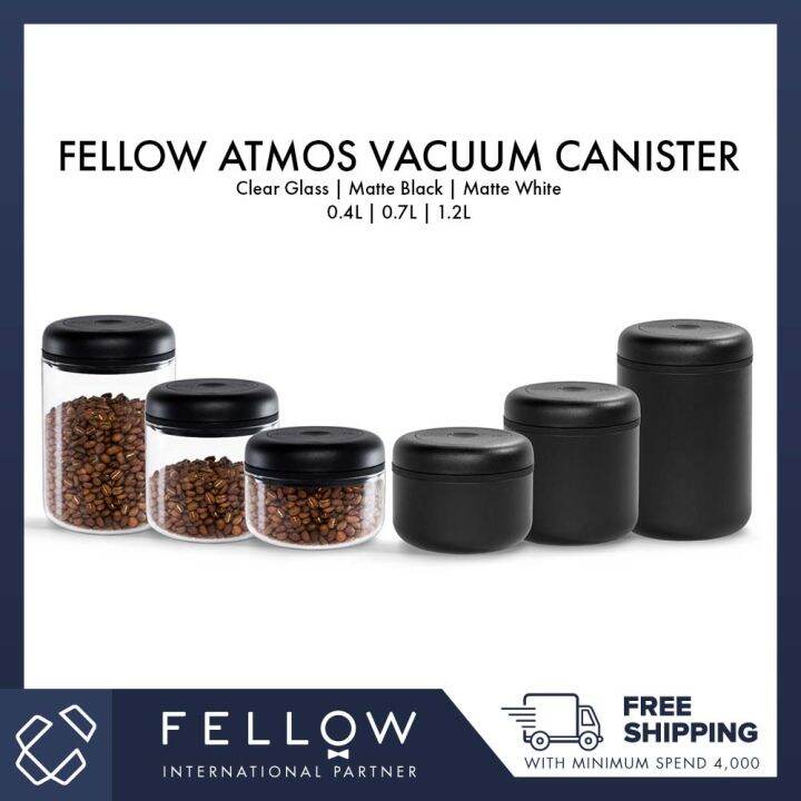 Fellow Atmos Vacuum Canister for Coffee & Food Storage, Integrated
