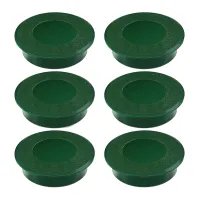 6 PCS Golf Cup Cover Golf Hole Putting Green Cup Golf Practice Training Aids Hole Cover Green for Garden Backyard Outdoor Activities