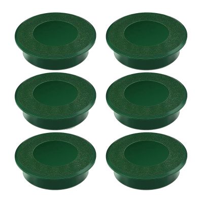 6 Piece Golf Cup Cover Golf Practice Training Aids Hole Cover Green for Garden Backyard Outdoor Activities