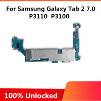 For Samsung Galaxy Tab 2 7.0 P3100 P3110 Motherboard Original Unlocked 3G&amp;WIFI Android Mainboard Circuits Cable Full Tested